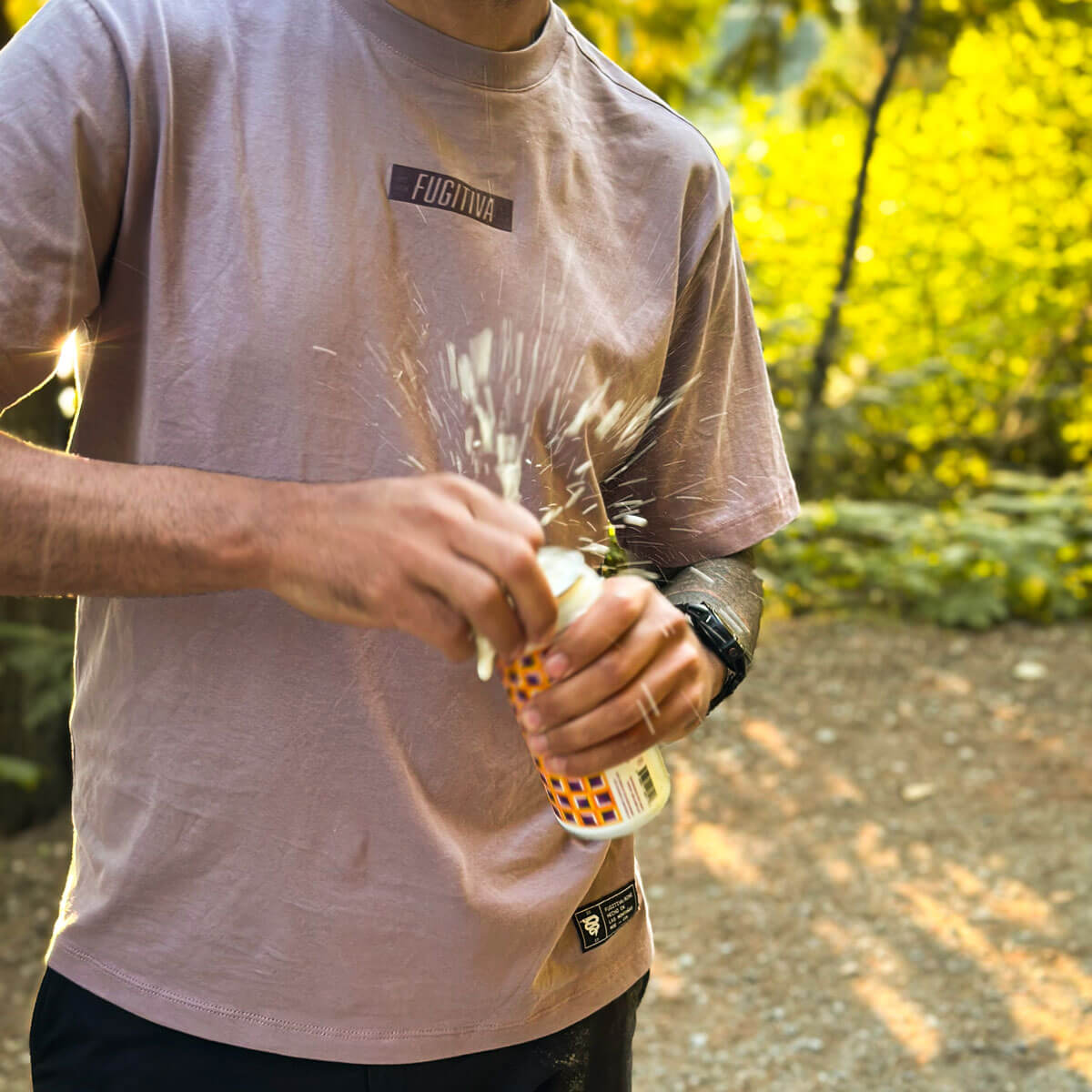 PARADISE SHORT SLEEVE T-SHIRT - LIGHT PURPLE COLOR