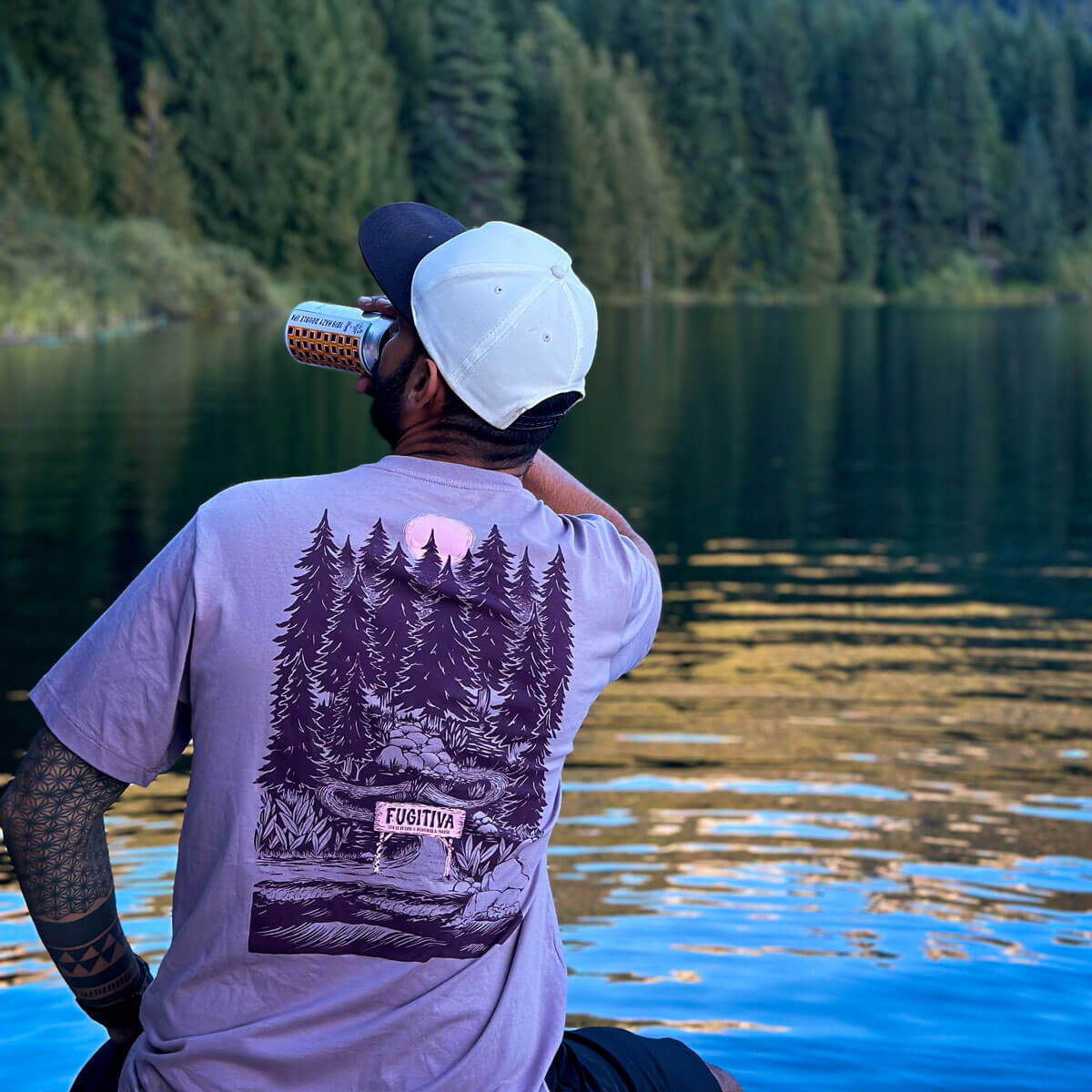 PARADISE SHORT SLEEVE T-SHIRT - LIGHT PURPLE COLOR