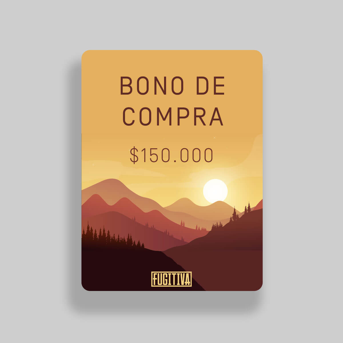 Bono de compra para regalar