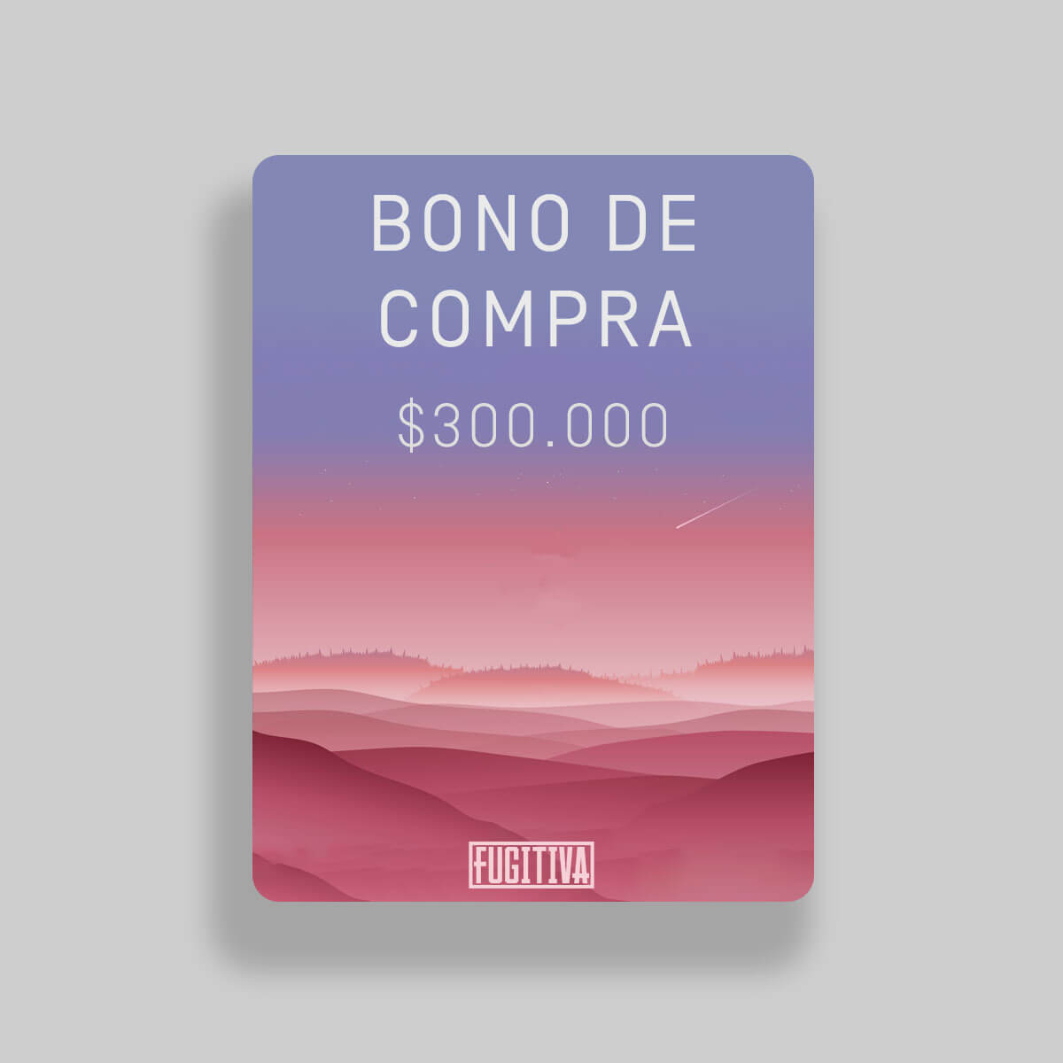 Bono de compra para regalar