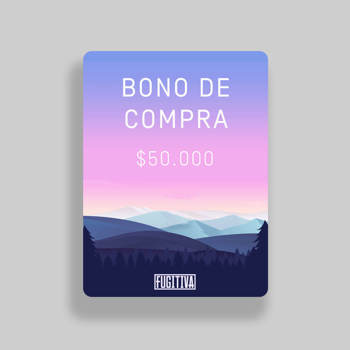 Bono de compra para regalar