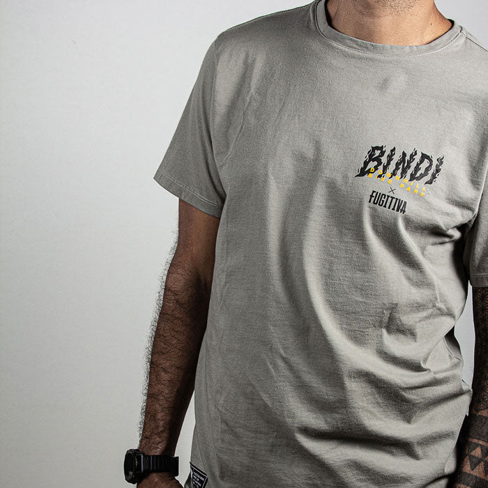 Camiseta Bindi x Fugitiva Gris