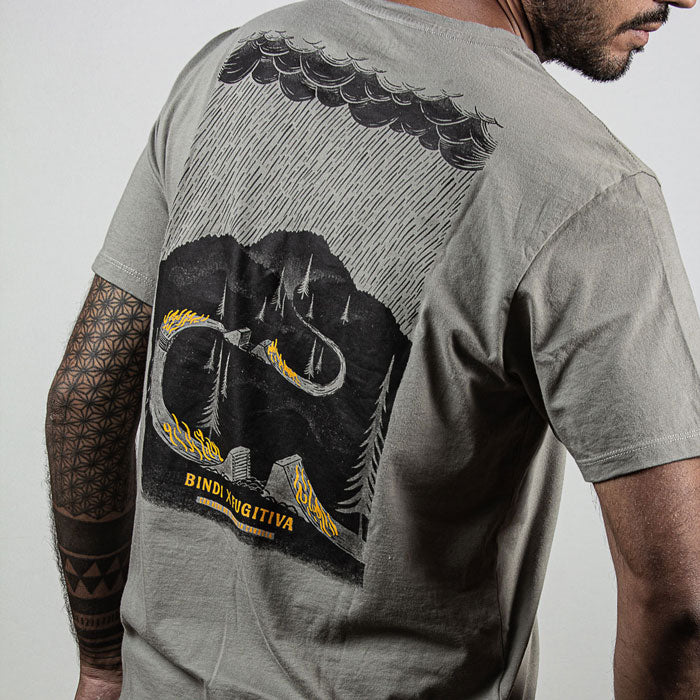 Camiseta Bindi x Fugitiva Gris