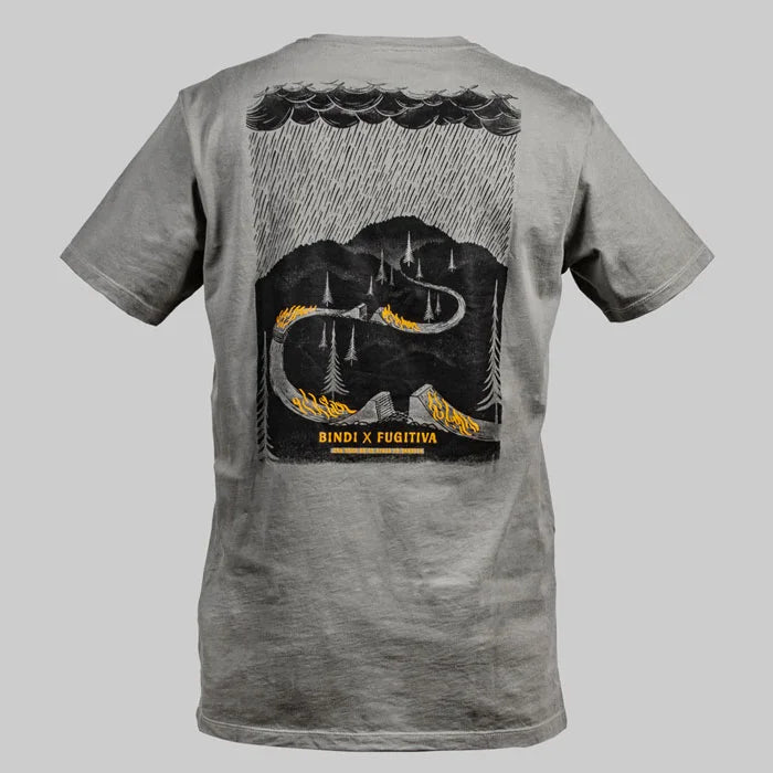 Camiseta Bindi x Fugitiva Gris