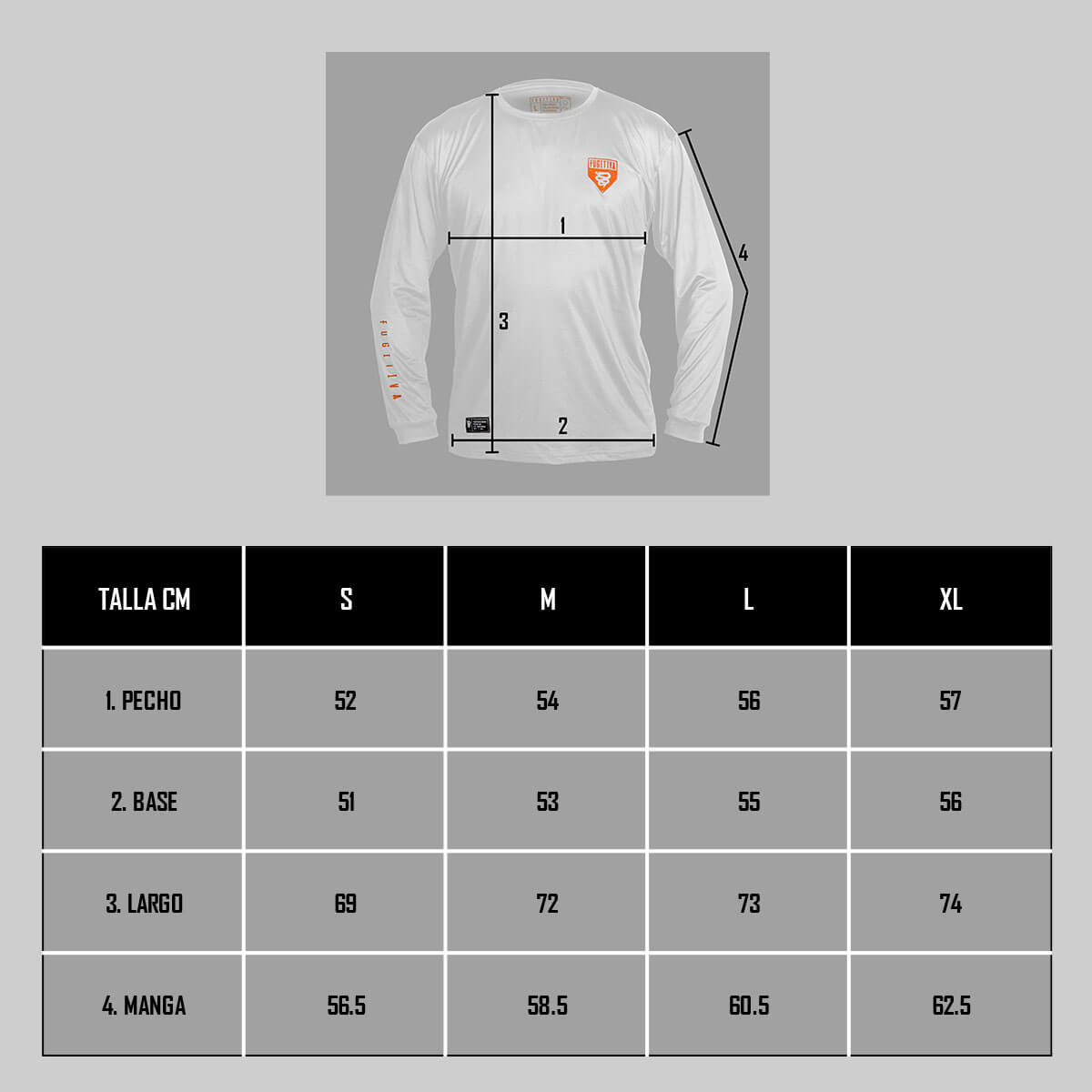 Jersey Manga Larga FGTV Blanco