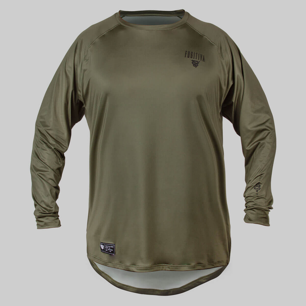 JERSEY SALVAJE MANGA LARGA VERDE MILITAR