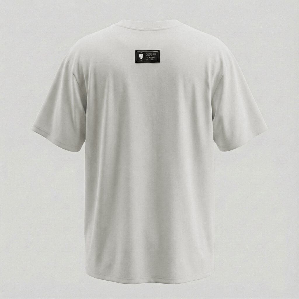 CAMISETA ELEMENTAL MANGA CORTA COLOR BLANCO MARFIL