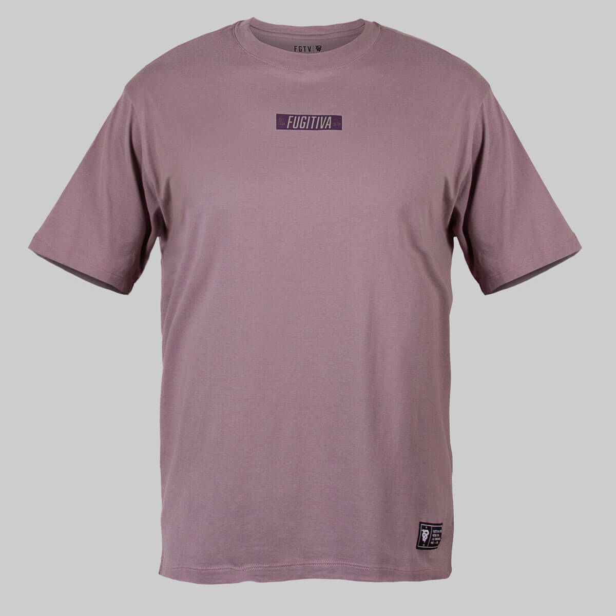 CAMISETA PARAISO MANGA CORTA - COLOR MORADO CLARO