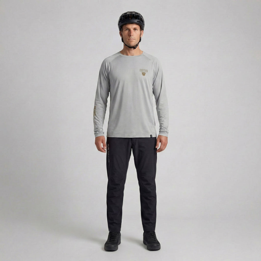 COMBO | FGTV Off White Jersey | Fugitiva Alpha Pants - Deep Black