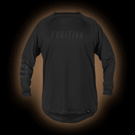 Jersey FGTV Manga Larga Negro / Negro
