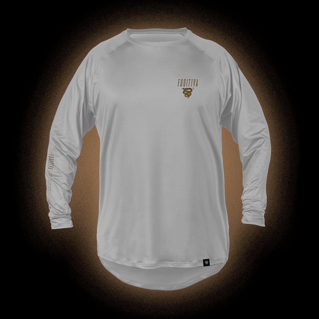 FGTV Long Sleeve Jersey White-Black 