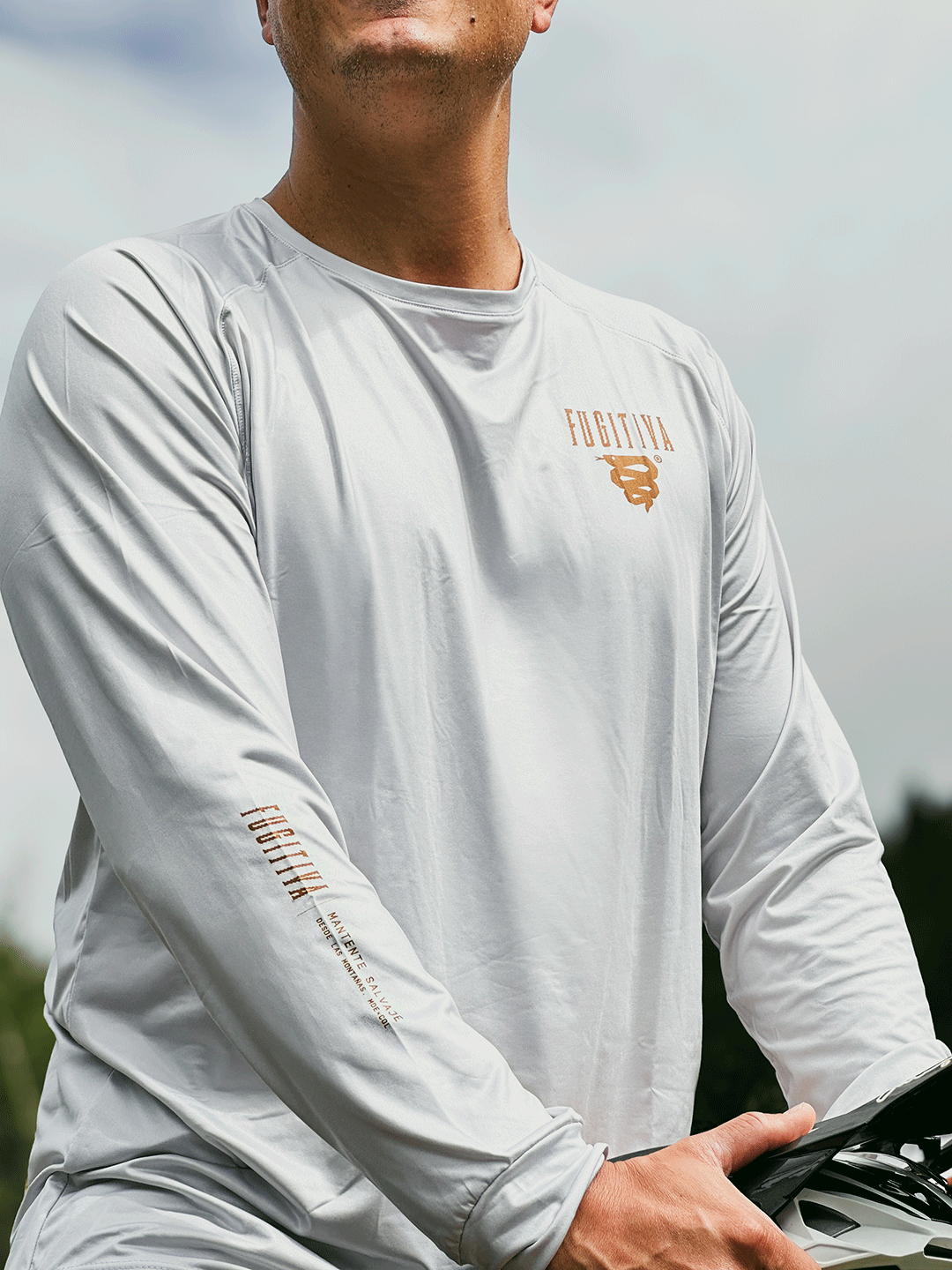 FGTV Long Sleeve Jersey White-Black 