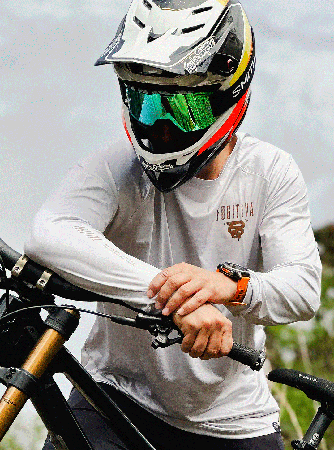FGTV Long Sleeve Jersey White-Black 