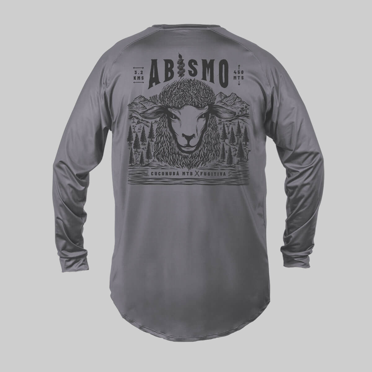 JERSEY CUCUNUBA X FUGITIVA MANGA LARGA GRIS
