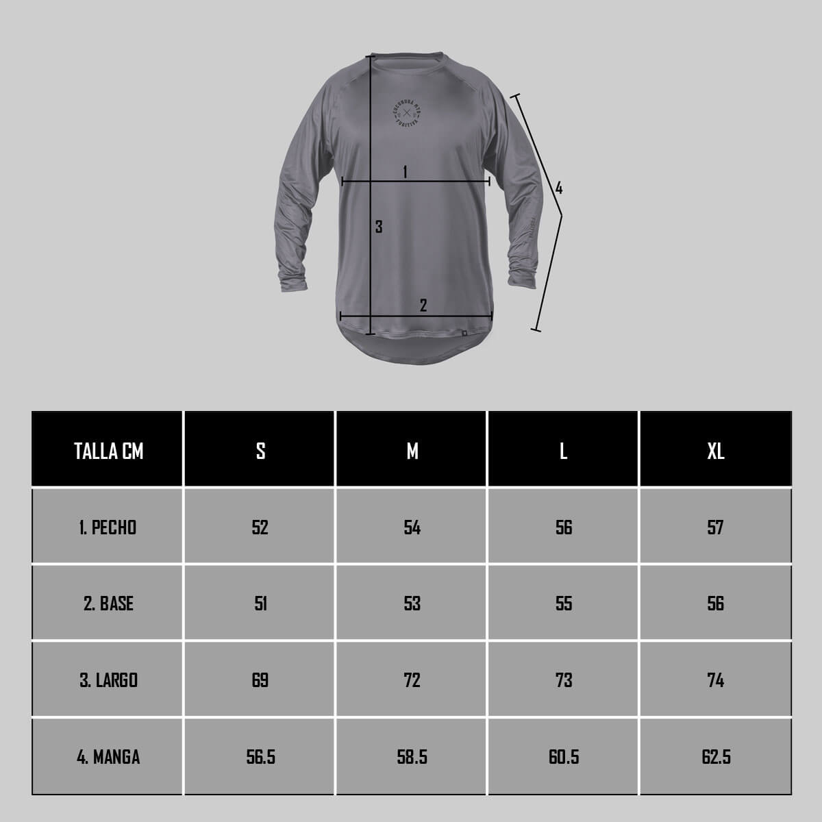 JERSEY CUCUNUBA X FUGITIVA MANGA LARGA GRIS