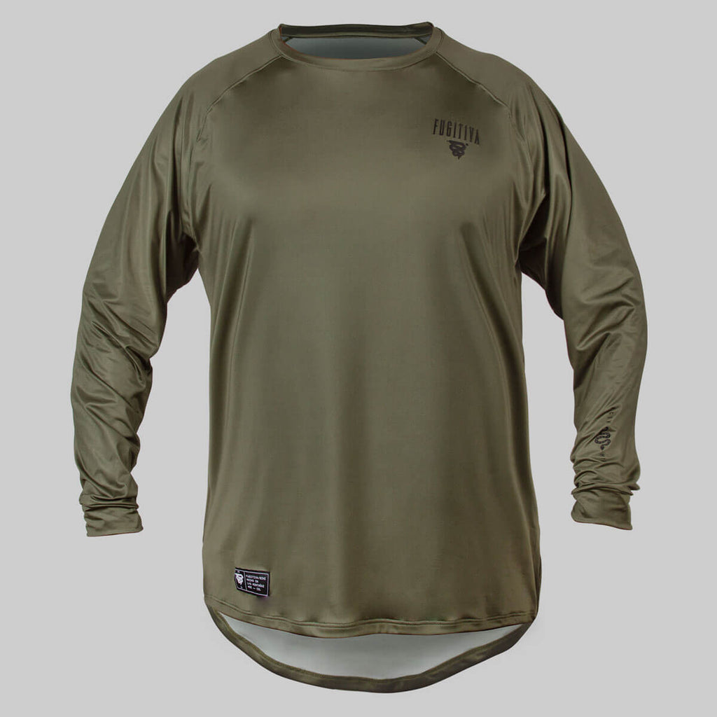 JERSEY SALVAJE MANGA LARGA VERDE MILITAR