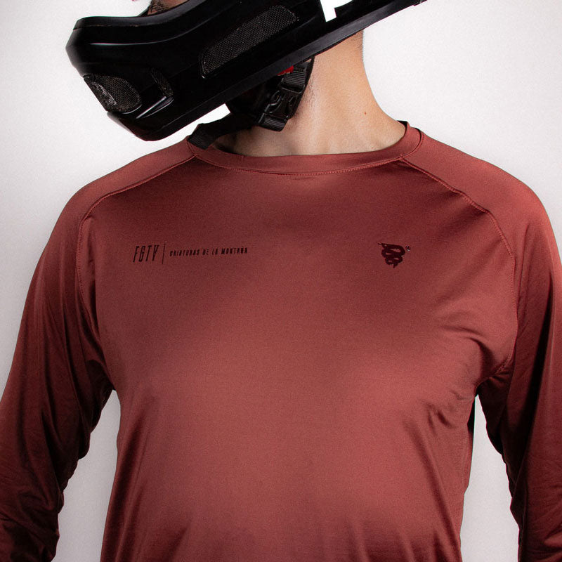 Jersey Manga Larga FGTV Terracota
